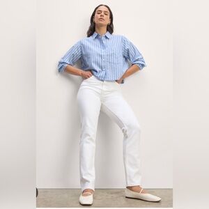 Everlane cropped oxford shirt